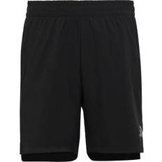 adidas Kid's Aeroready 3-Stripes Woven Shorts - Black/Reflective Silver (IB8872)