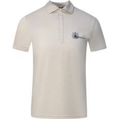 Aquascutum Aldis Brand London Logo Polo Shirt - Beige