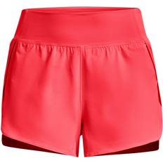 Damen - Rot Shorts Under Armour Flex Funktionsshorts Damen