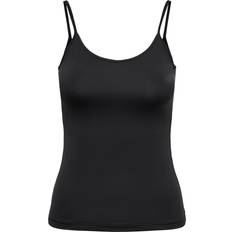 3XL Camisetas de tirantes Only Top 'ONLEa' - New Singlet Black Mujer