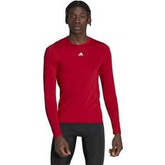 Adidas Dam - Elastan/Lycra/Spandex T-shirts Adidas Techfit LS Tröja TEPORE Dam