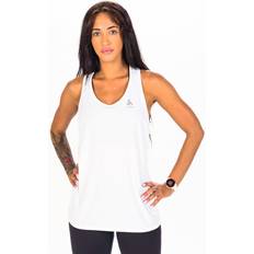 Femme Hauts de Couche de Base Odlo Crew Neck Essential Tank Top - White