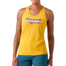 Gold Tank Tops Smartwool Women's Mountain Horizon Graphic Tank Top Honey Gold