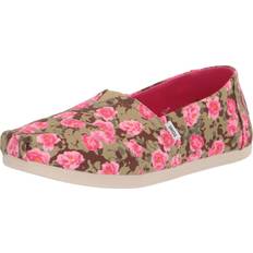 51 ½ - Grün Halbschuhe Toms Alpargata Floral Slip On Flats Green