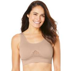 Woman Within Bras Woman Within Plus Cooling Bra in Nude Size 3X