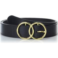 Lucky Brand Women Accessories Lucky Brand Women's Double Ring Belt Black Black