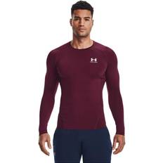 Under Armour Base Layers Under Armour 13615246092x heatgear maroon long sleeve shirt