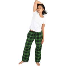 Flannel Underwear Leveret Womens Flannel Pants Plaid, Women's, Medium, Green