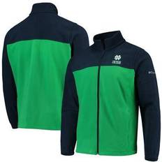 Columbia Sweaters Columbia Men's Flanker III Fleece Jacket Notre Dame- Blue