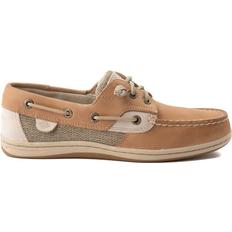 Brown - Women Boat Shoes Sperry Songfish - Linen Oat