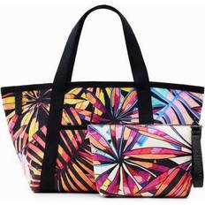 Desigual Tropical Shopper Large - Multicolour