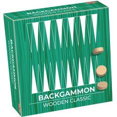 Tactic Wooden Classic Backgammon Travel