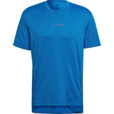 Blue - Hiking T-shirts adidas Men's Terrex Multi Tee - Shock Blue