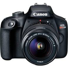 Black DSLR Cameras Canon EOS Rebel T100 + 18-55mm F3.5-5.6 III