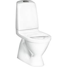 Gustavsberg WC Nautic 1500 HF piilotettu s-lukko, Hygienic Flush, Duoskyl 2/4 l, ilman istuinta, avoimella huuhteluvanteella puhdistamisen helpottamiseksi