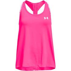 Under Armour Girl's Knockout Tank Top - Electro Pink/White (1363374-695)