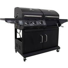 Lid Dual Fuel Grills Char-Broil Deluxe Charcoal and Gas Combo Grill