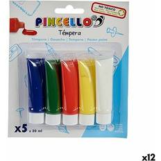 Pincello Tempera Bunt 30 ml 12 Stück