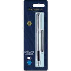 Waterman Waterman Allure Fountain Pen Stainless Steel Fine Nib Blue Ink Bestillingsvare, 8-9 dages levering