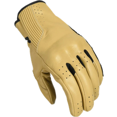 Beige Motorcycle Gloves Macna Rigid, Handschuhe Braun