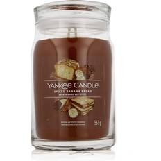 Avec Couvercle Bougies Parfumées Yankee Candle Spiced Banana Bread 567 g Bougie Parfumée