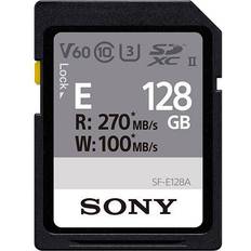 Sony E Series SF-E128A SDXC Class 10 UHS-II U3 V60 270/100MB/s 128GB