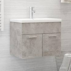 Beige Pesualtaan Allaskaapit vidaXL Sink Cabinet with Engineered