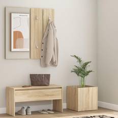 VidaXL Lagerschränke vidaXL Hallway Set Sonoma Engineered Wood Coat Storage Cabinet