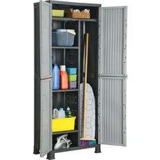 Plast Skab vidaXL 68x39x171,5 plastik Opbevaringsskab
