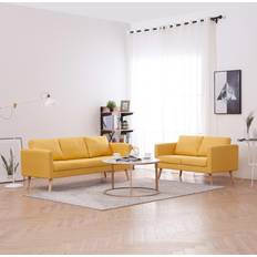 Gul - Sofagrupper Sofaer vidaXL 2 Sofa