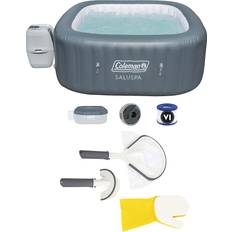 Bestway Outdoor Equipment Bestway Inflatable Outdoor Square Hot Tub Spa and Maintenance Kit