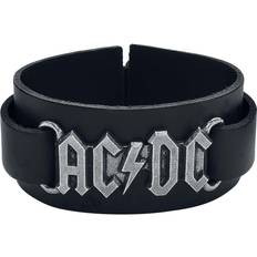 Leather bracelet AC/DC Logo Leather Bracelet black