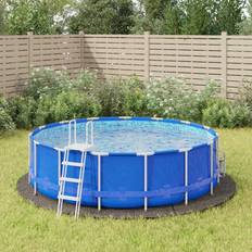 Swimming Pools & Accessories vidaXL Pool Ground Cloth Light Grey 396 cm Polyester
