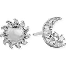 Moon And Sun Stud Earrings SEST3300