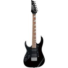 Schwarz E-Gitarren Ibanez miKro GRGM21L-BKN E-Gitarre Lefthand