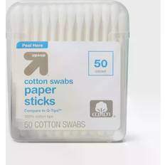 Swabs up & up Cotton Swabs Paper Sticks 50-pack