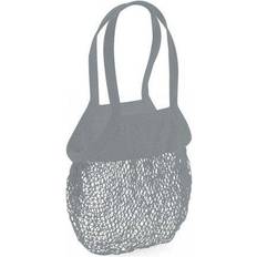 Netztragetaschen Westford Mill Tragetasche Organic Netzmaterial - Grau