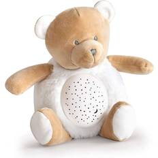 Brown Night Lights Kid's Room Teddy Bear Musical 20cm Night Light