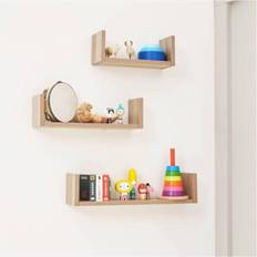 Cheap Furniture Set Tutti Bambini Modena Set of Three U-Shaped Wall Shelves