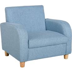 Armchairs Kid's Room Homcom Kids Children Armchair Mini Sofa Wood Frame Anti-Slip Legs
