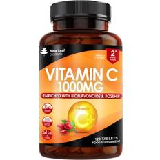 Leaf Vitamin C 1000Mg +Rosehip Bioflavonoids 120