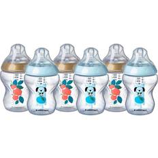 Tommee Tippee Closer to Nature Decorated Baby Bottles 260ml 6-pack