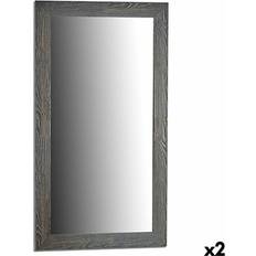 Gift Decor Wood Glass Wall Mirror