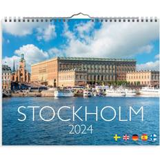 Burde Väggkalender Stockholm 2024