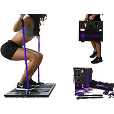 Plastic Resistance Bands Bodyboss 2.0 Full Portable Home Gym Workout