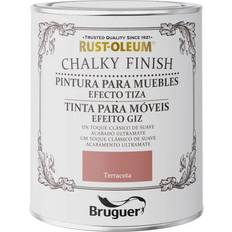 Paint Bruguer Chalky Finish Terracotta Paint 750 ml Wood Paint 0.75L