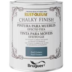 Pintura para Madera - Uso Interior Pinturas Chalky Finish Muebles Azul Oceano 0,75 l 5733886 Pintura para Madera 0.75L