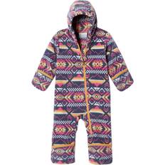 Columbia Boys Overalls Children's Clothing Columbia Infant Snowtop II Bunting- Sunset Peach Checkered Peaks