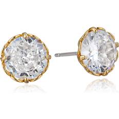 Kate Spade New York Round Earrings - Clear/Gold