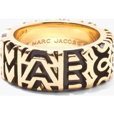 Marc Jacobs Ringar Marc Jacobs Monogram Engraved Gold-Tone Ring